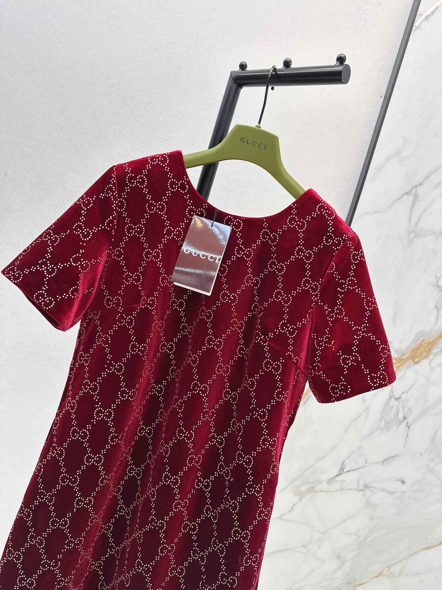 Guc NEW rhinestone dress