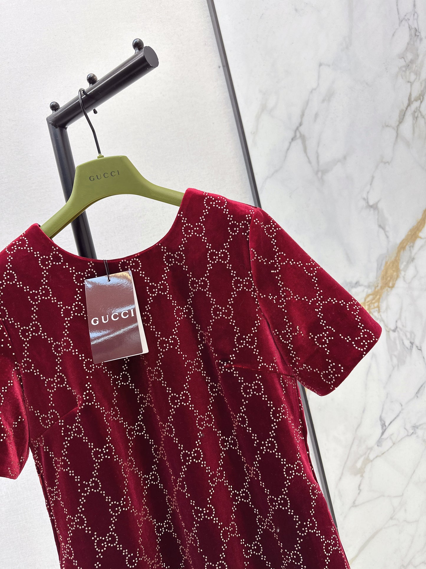 Guc NEW rhinestone dress