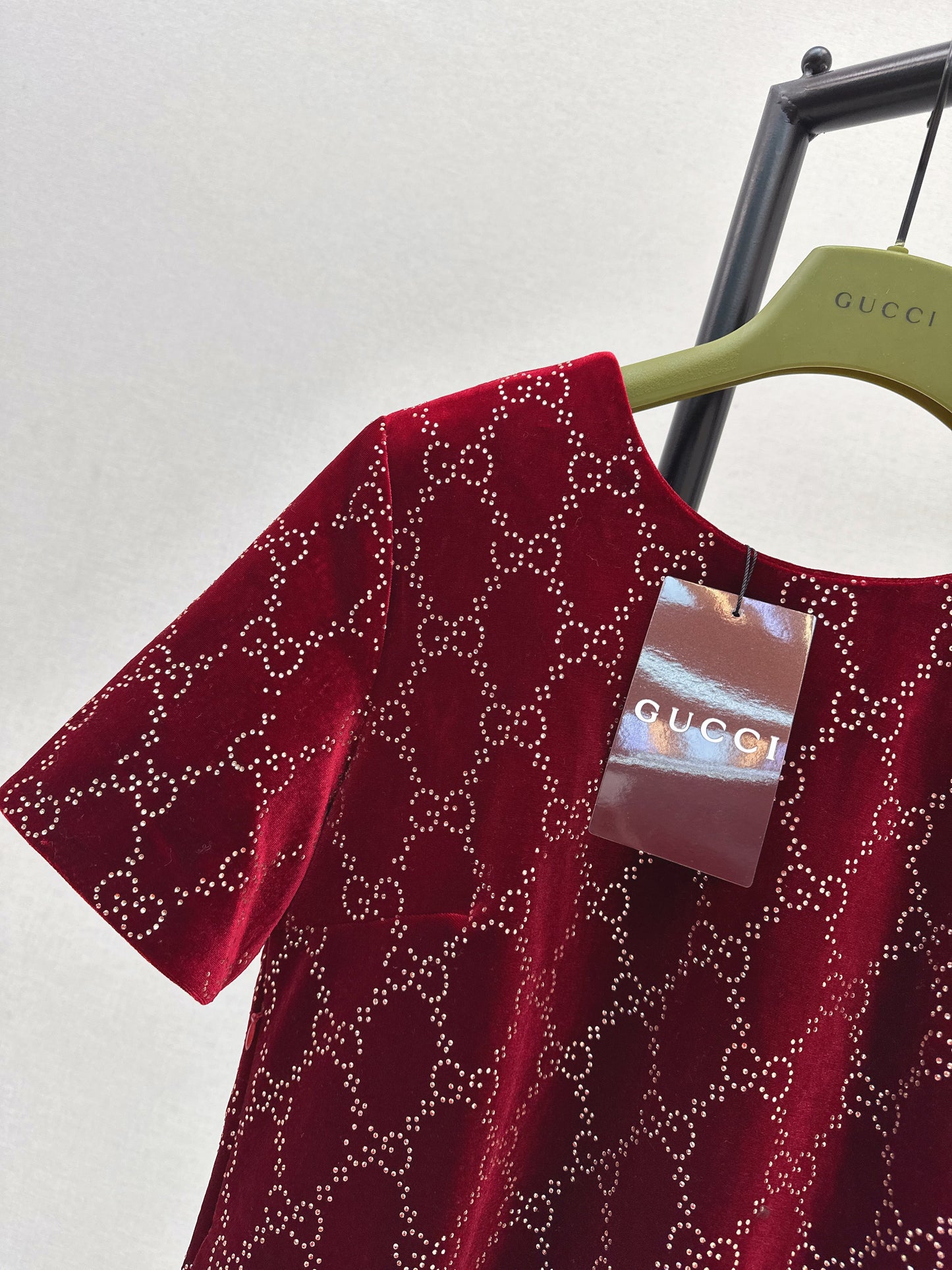 Guc NEW rhinestone dress