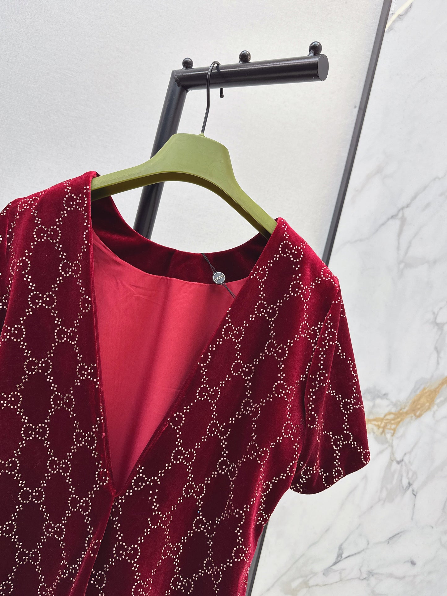 Guc NEW rhinestone dress