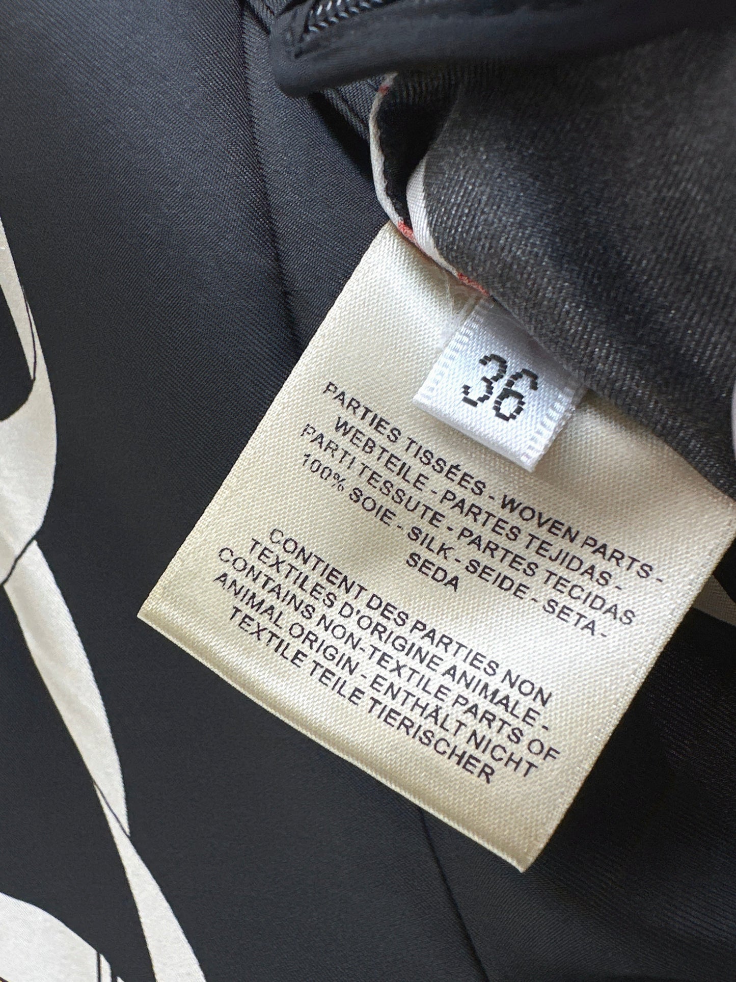 Herm NEW printed silk wide-leg trousers