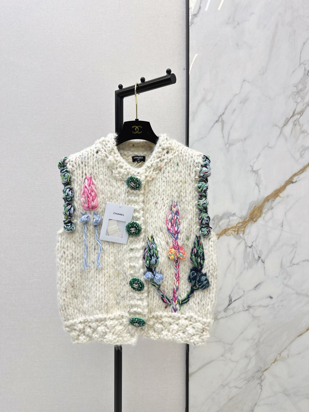 Chan NEW vintage knitted vest