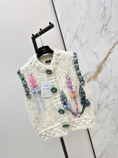Chan NEW vintage knitted vest