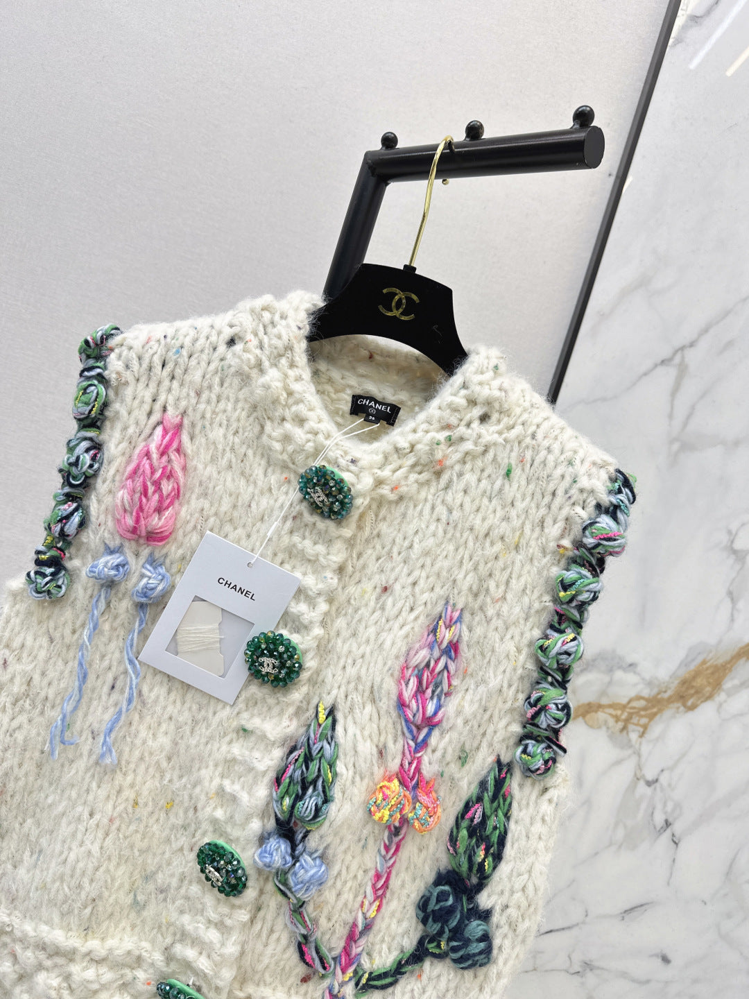 Chan NEW vintage knitted vest