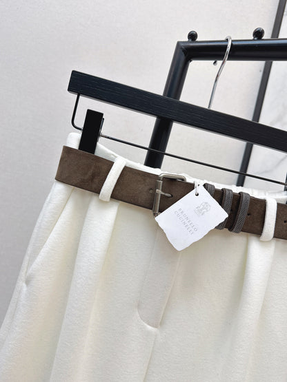 Ral NEW straight pants with belted