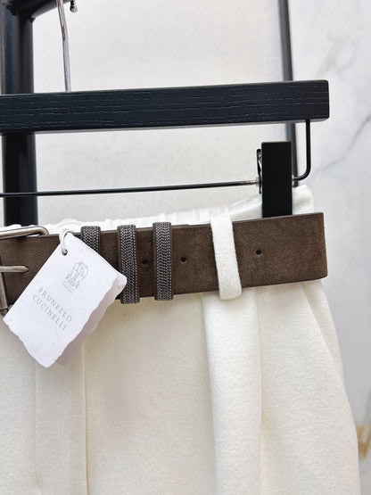 Ral NEW straight pants with belted