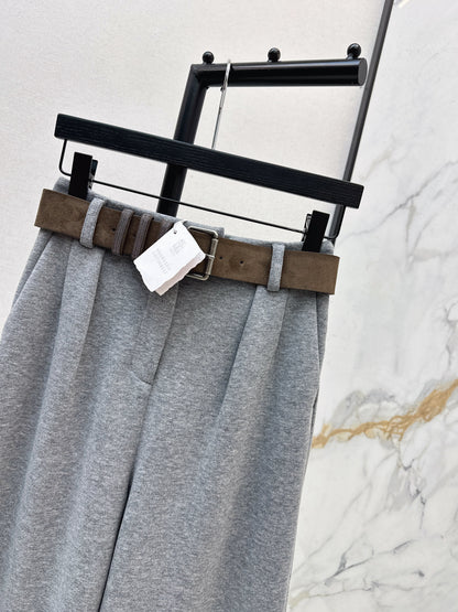 Ral NEW straight pants with belted