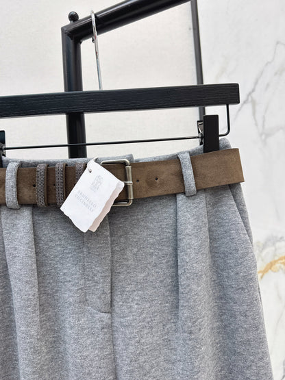 Ral NEW straight pants with belted