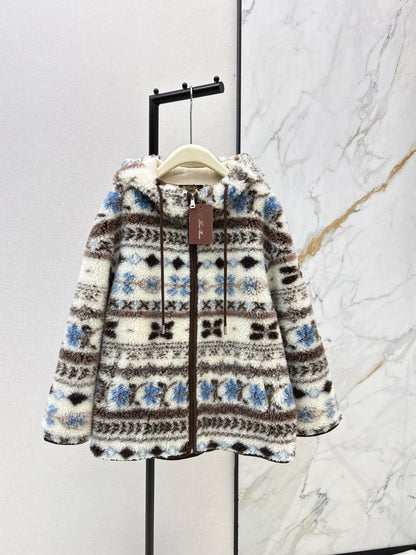 Loro NEW fair isle fleece jacket