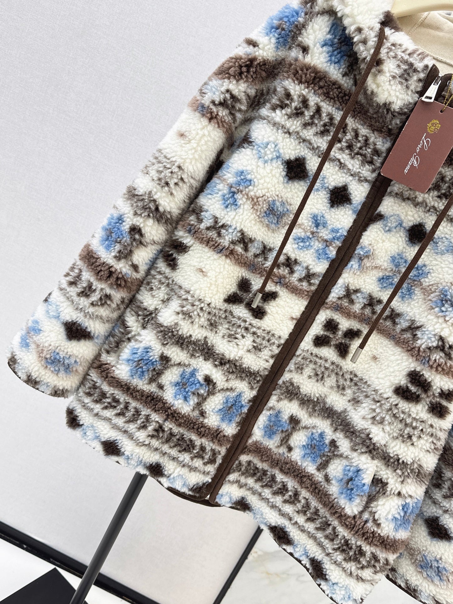 Loro NEW fair isle fleece jacket