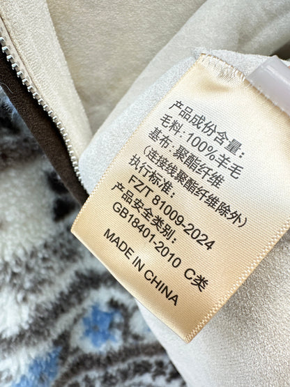 Loro NEW fair isle fleece jacket