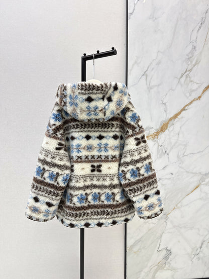 Loro NEW fair isle fleece jacket