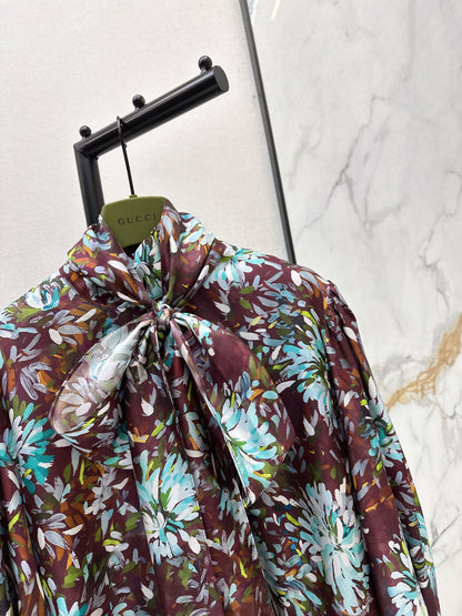 Guc NEW 3d floral print shirts