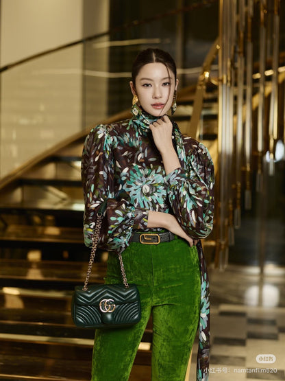 Guc NEW 3d floral print shirts