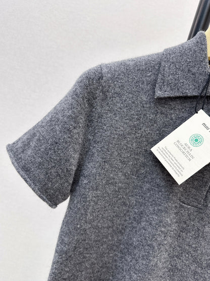Miu NEW Polo knit shirt