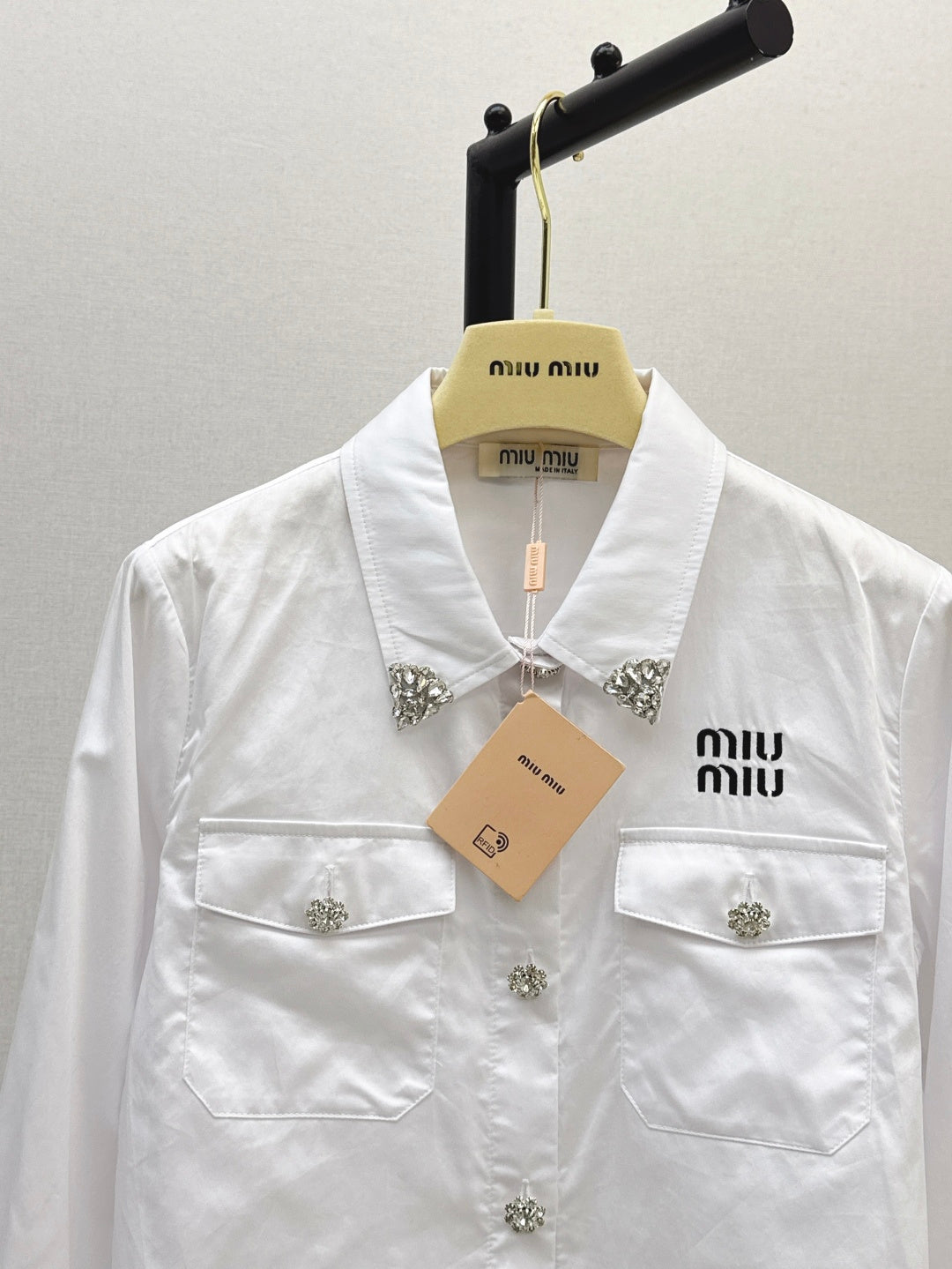 Miu NEW rhinestones shirts