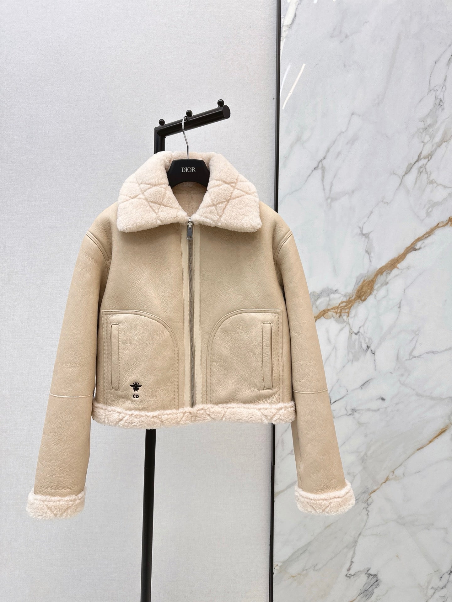 CD NEW reversible fur jacket