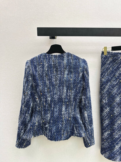 Chan NEW woolen woven jacket