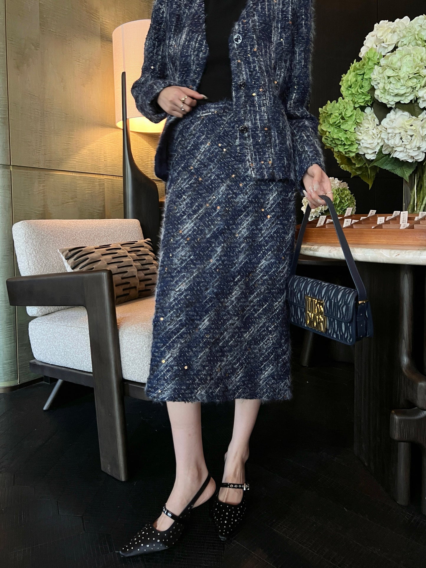 Chan NEW woven skirts