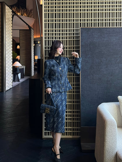 Chan NEW woolen woven jacket