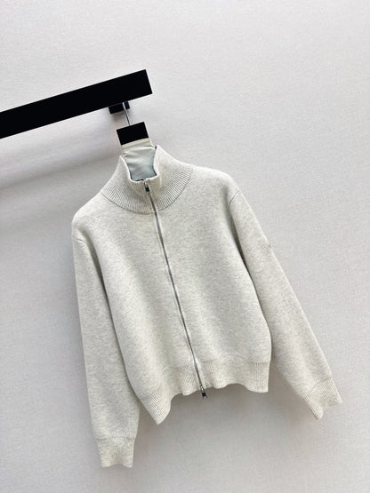 Monc NEW Zippered cardigan jacket