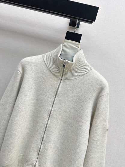 Monc NEW Zippered cardigan jacket