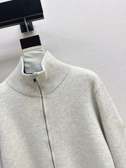 Monc NEW Zippered cardigan jacket