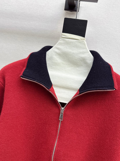 Monc NEW Zippered cardigan jacket