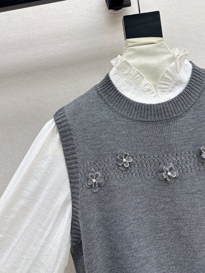 Chan NEW elegant shirts knit vest
