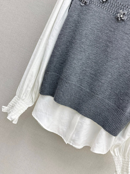 Chan NEW elegant shirts knit vest