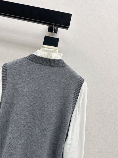 Chan NEW elegant shirts knit vest