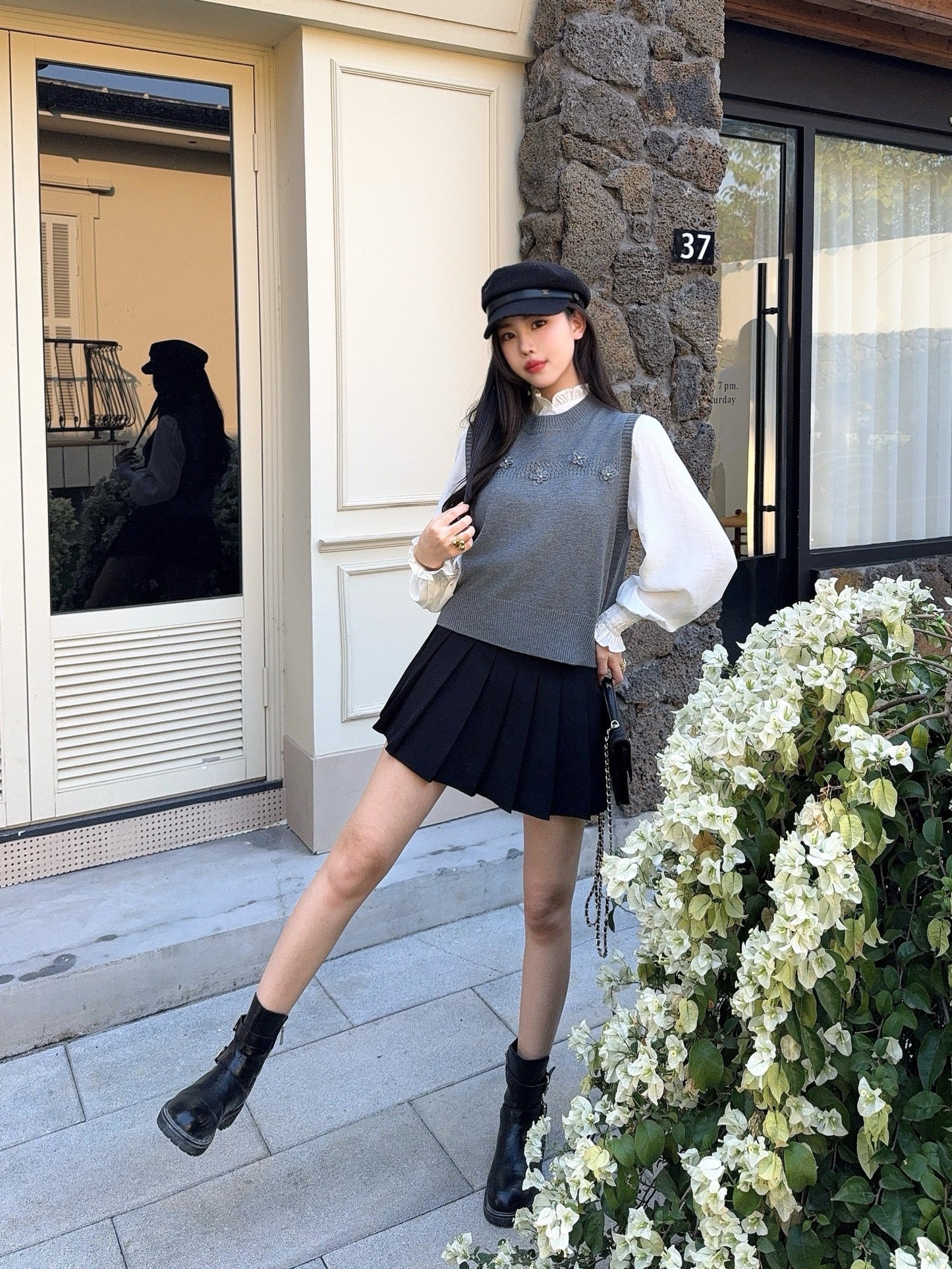 Chan NEW elegant shirts knit vest