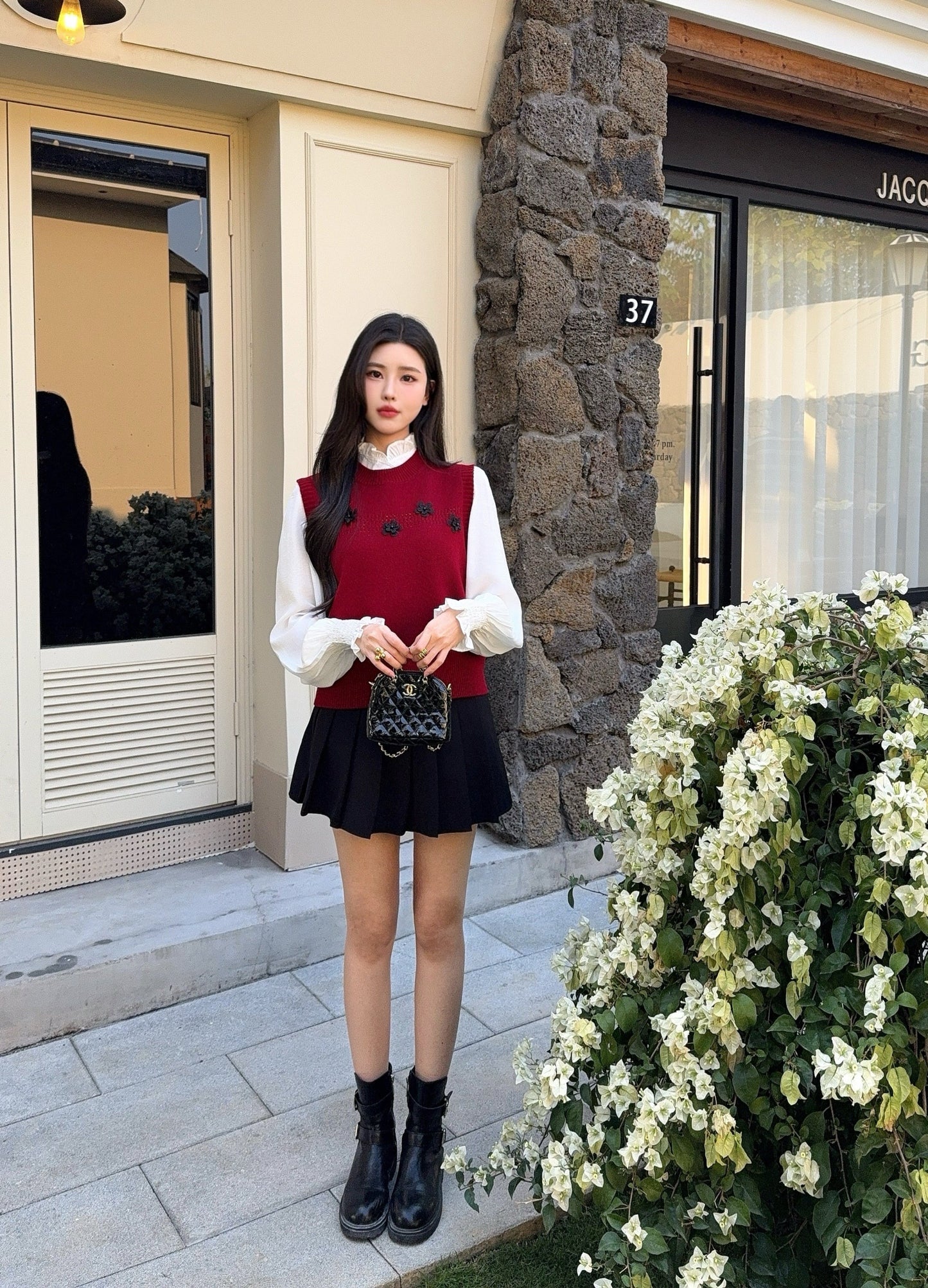 Chan NEW elegant shirts knit vest