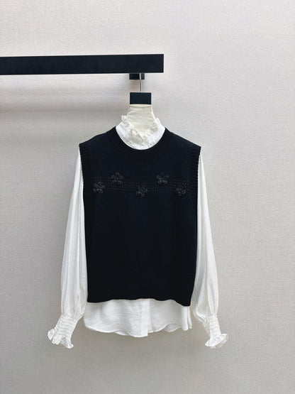 Chan NEW elegant shirts knit vest