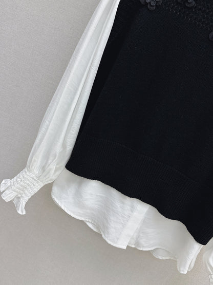 Chan NEW elegant shirts knit vest