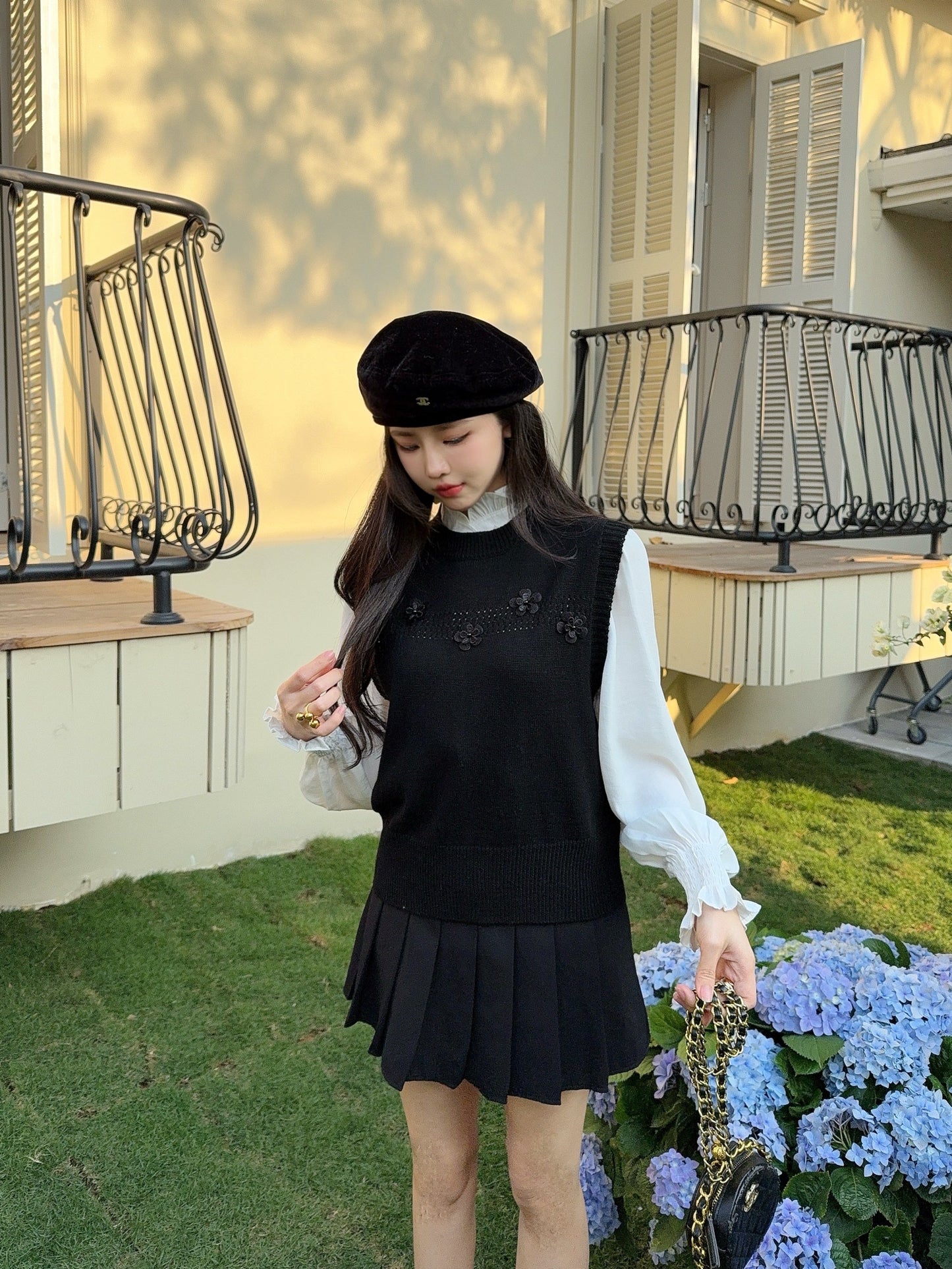 Chan NEW elegant shirts knit vest