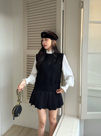 Chan NEW elegant shirts knit vest