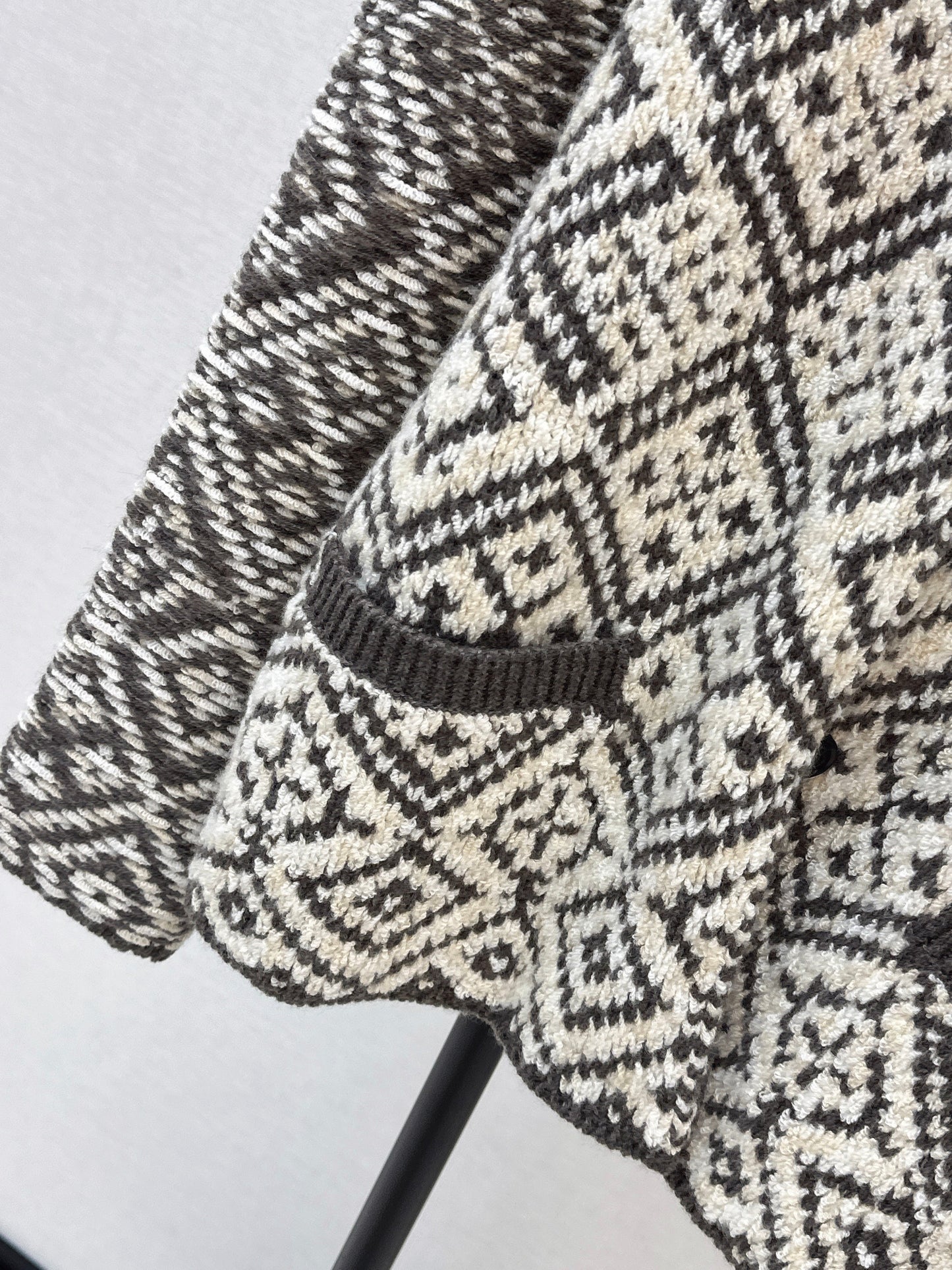 Loro NEW Fair Isle cashmere cardigan
