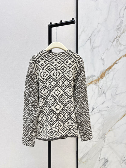 Loro NEW Fair Isle cashmere cardigan