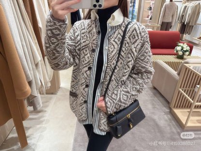 Loro NEW Fair Isle cashmere cardigan
