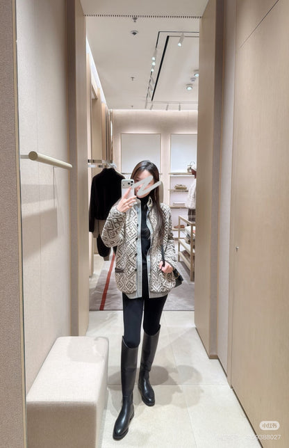 Loro NEW Fair Isle cashmere cardigan