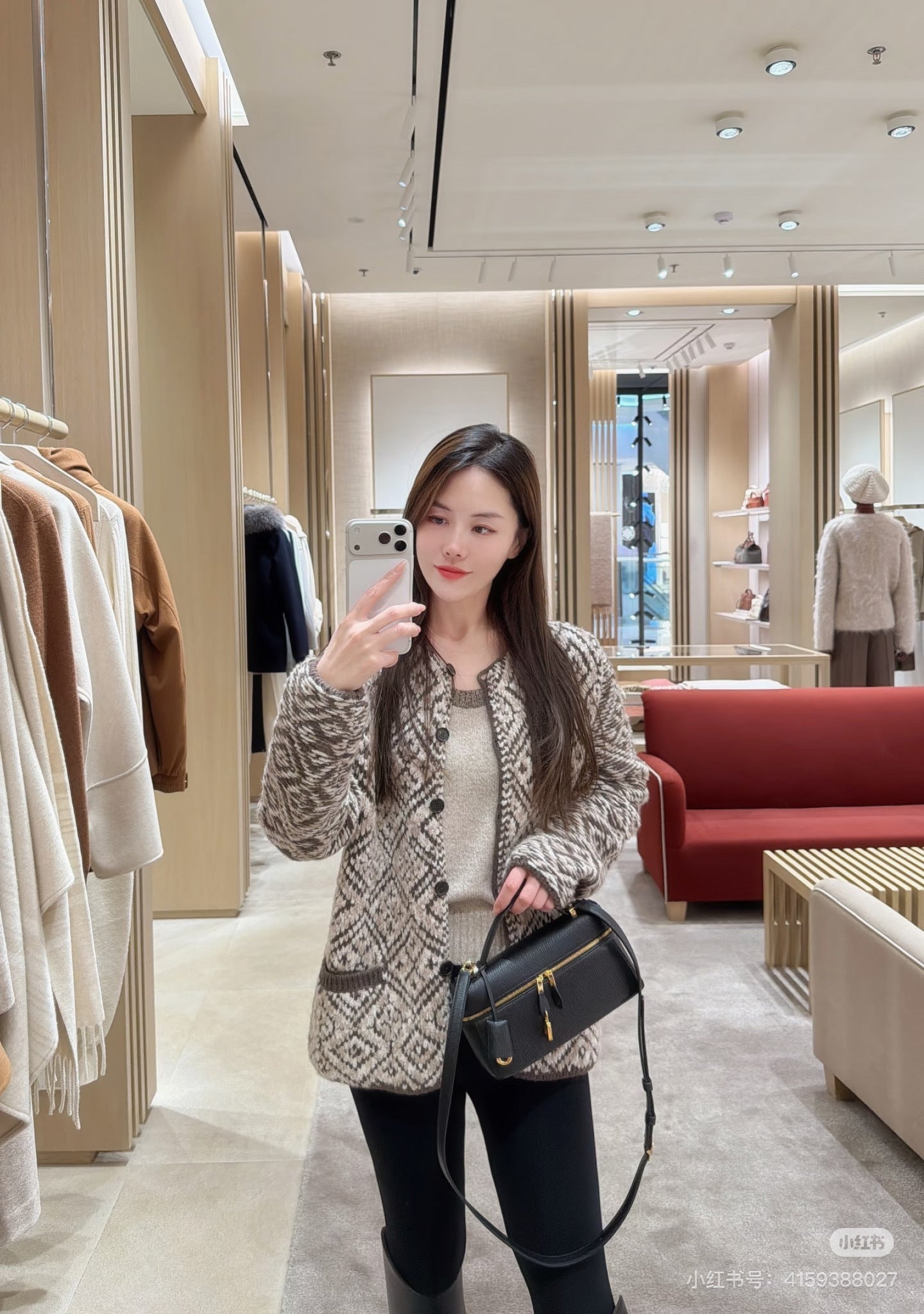 Loro NEW Fair Isle cashmere cardigan