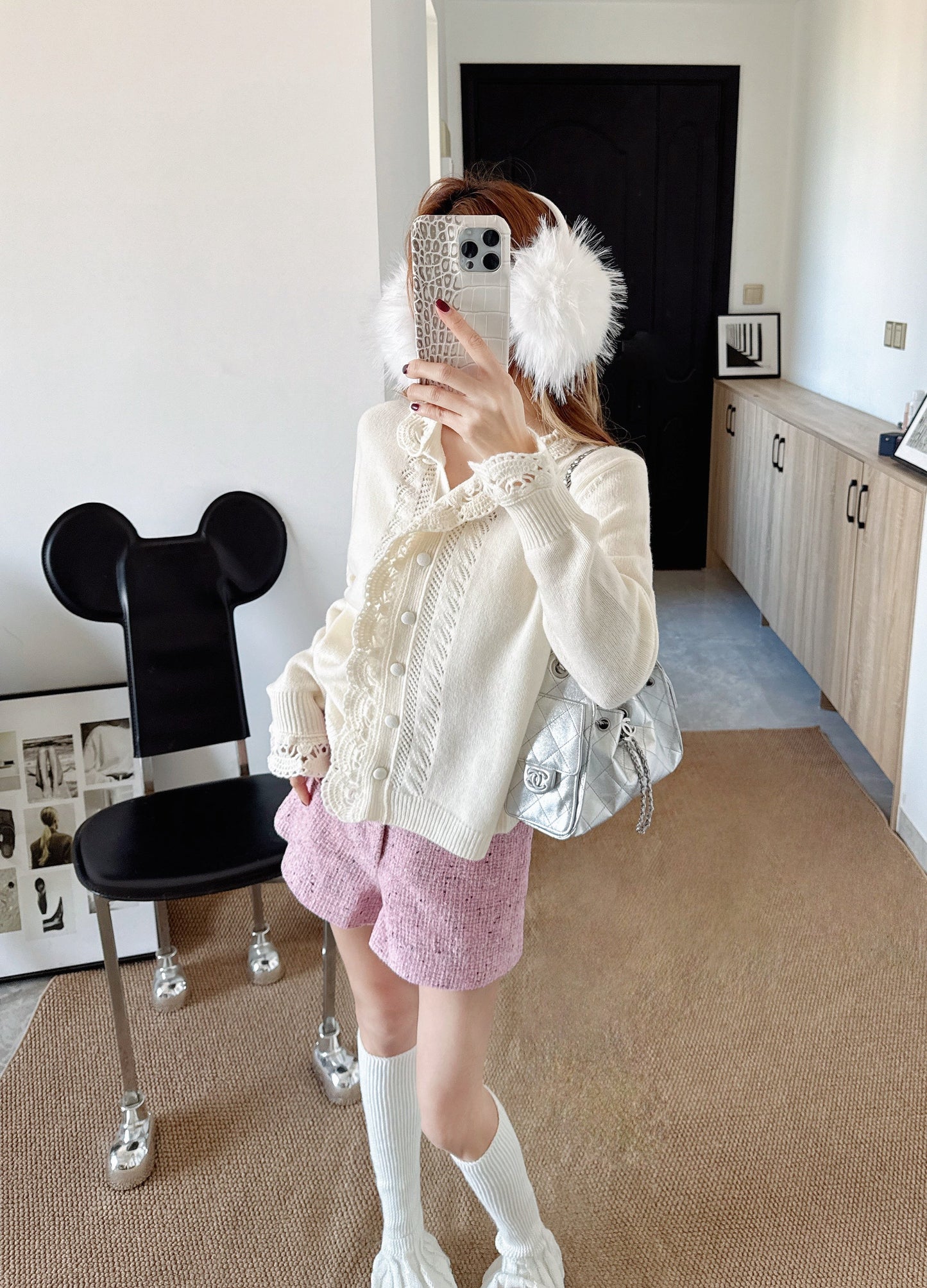 Es NEW Knitted cardigan