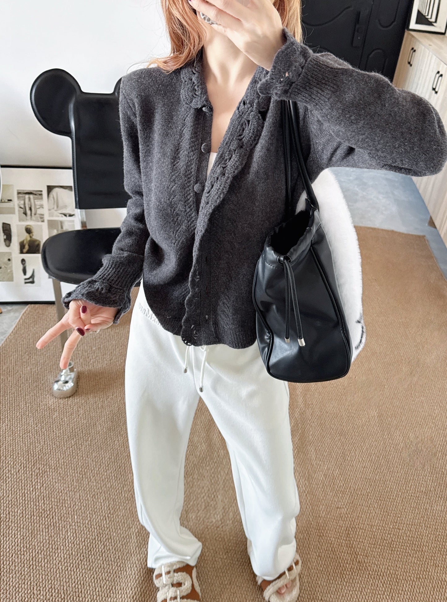 Es NEW Knitted cardigan