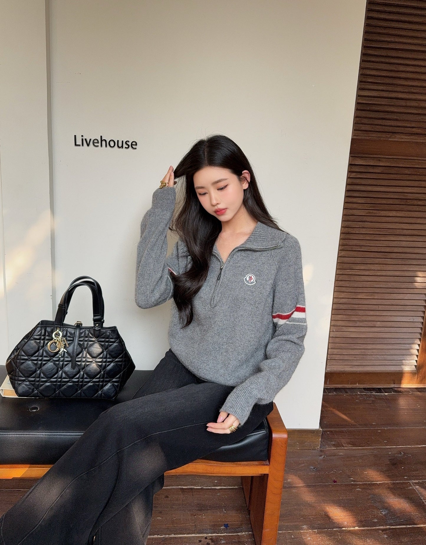 Monc NEW zip-up sweater