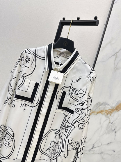 Herm NEW printed shirt