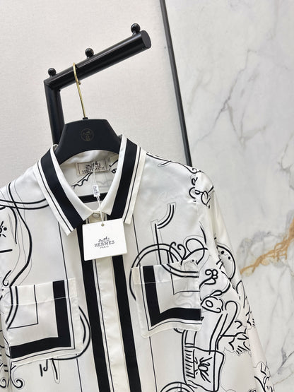 Herm NEW printed shirt