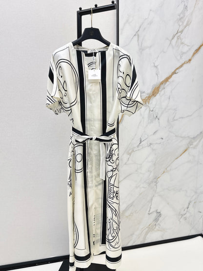 Herm NEW printed dress
