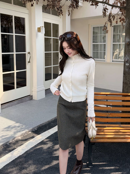 Chol NEW high neck cardigan