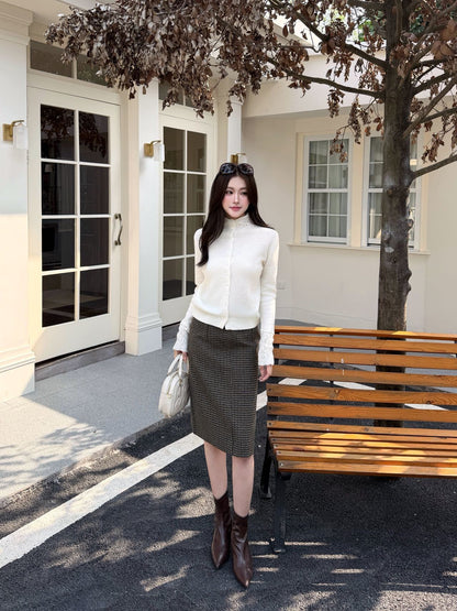 Chol NEW high neck cardigan